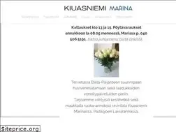 Sites similar to kiuasniemimarina.fi