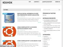Sites similar to kiuvox.com