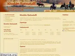 Sites similar to kivelanratsutalli.fi