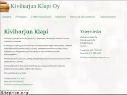 Sites similar to kiviharjunklapi.fi