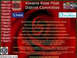 Sites similar to kiwanisrosefloat.com