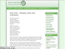Sites similar to kiwi-fruit.info