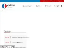 Sites similar to kjolur.is