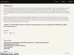 Sites similar to kjvdefense.wordpress.com