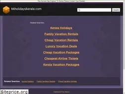 Sites similar to kkholidayskerala.com