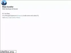 Sites similar to klaascuvelier.io
