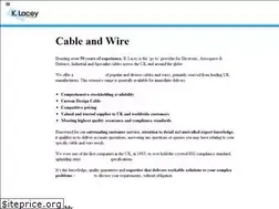 Sites similar to klaceycables.co.uk