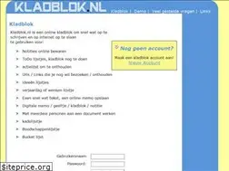 Sites similar to kladblok.nl