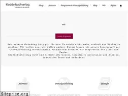 Sites similar to kladdebuchverlag.de