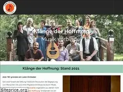 Sites similar to klaenge-der-hoffnung.de