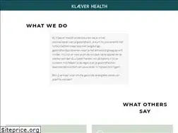 Sites similar to klaever-health.nl