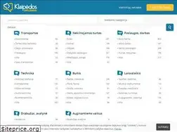 Sites similar to klaipedosskelbimai.lt