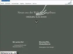 Sites similar to klais.de