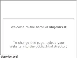 Sites similar to klajoklis.lt