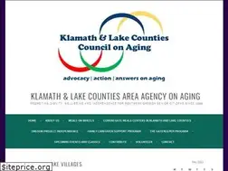 Sites similar to klamathlakeareaonaging.org