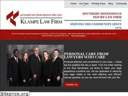 Sites similar to klampelawfirm.com