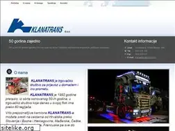 Sites similar to klanatrans.hr