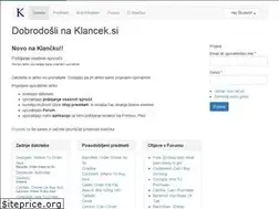 Sites similar to klancek.si