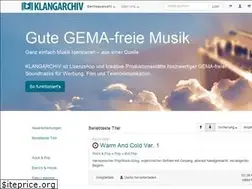 Sites similar to klangarchiv.com