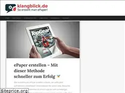 Sites similar to klangblick.de