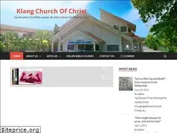 Sites similar to klangchurchofchrist.org