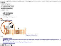 Sites similar to klangheimat.de