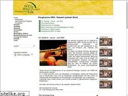 Sites similar to klangkosmos-nrw.de
