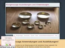 Sites similar to klangmassage-seminar-kurs.de