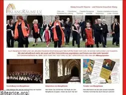 Sites similar to klangraeume.org