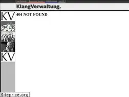 Sites similar to klangverwaltung.de