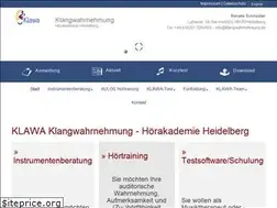 Sites similar to klangwahrnehmung.de