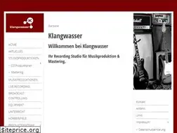 Sites similar to klangwasser.de