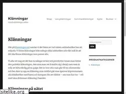 Sites similar to klanningar.net