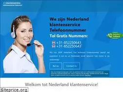 Sites similar to klantenservicetelefoonnummernl.com