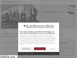 Sites similar to klapp-roeschmann.de