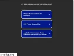 Sites similar to klapphandy-ohne-vertrag.de