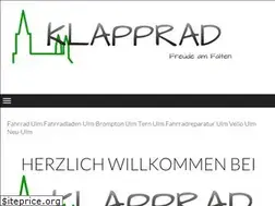 Sites similar to klappradulm.de