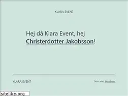 Sites similar to klaraevent.se