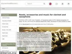 Sites similar to klarinettenblaetter.de