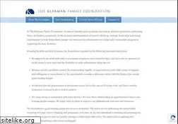 Sites similar to klarmanfoundation.org