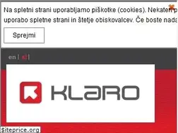 Sites similar to klaro.si