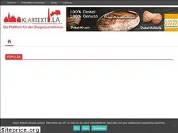 Sites similar to klartext.la