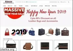 Sites similar to klasseleather.in
