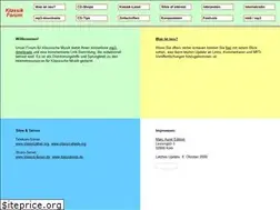 Sites similar to klassik-forum.de
