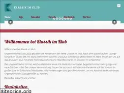 Sites similar to klassik-im-klub.de