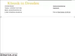 Sites similar to klassik-in-dresden.de