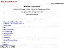 Sites similar to klassik-prisma.de