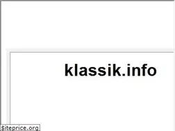 Sites similar to klassik.info