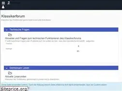 Sites similar to klassikerforum.de