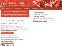 Sites similar to klassikkalender.de